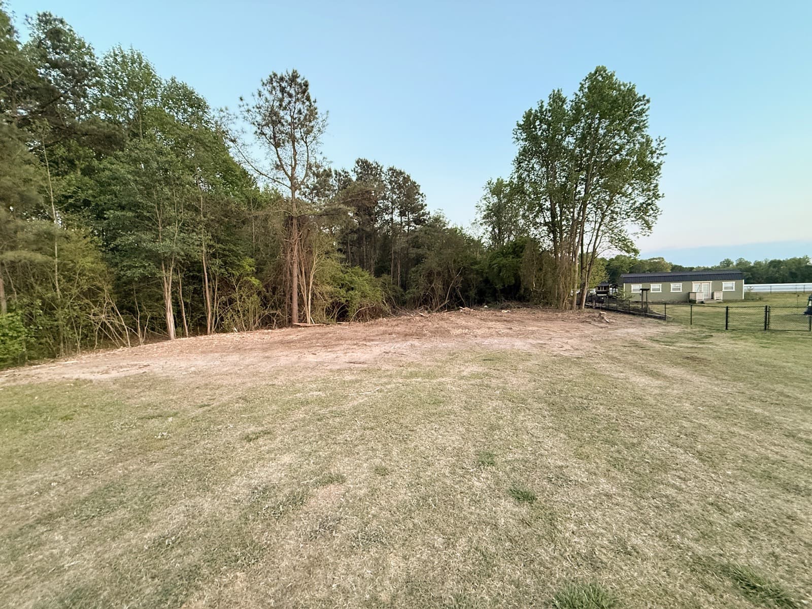 The same Lucama property after land clearing